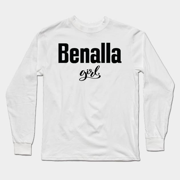 Benalla Girl Australia Raised Me Long Sleeve T-Shirt by ProjectX23Red